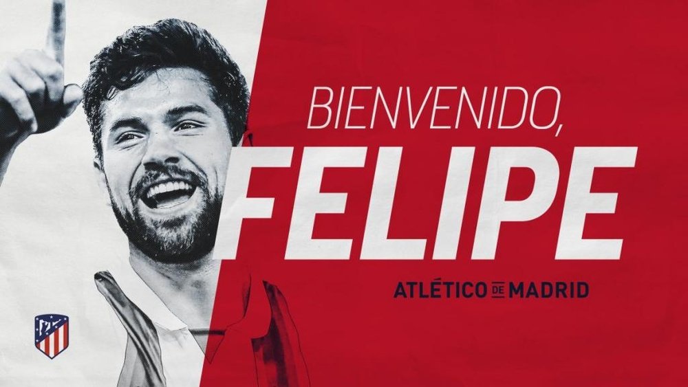 Felipe arrive à l'Atlético. Atleti