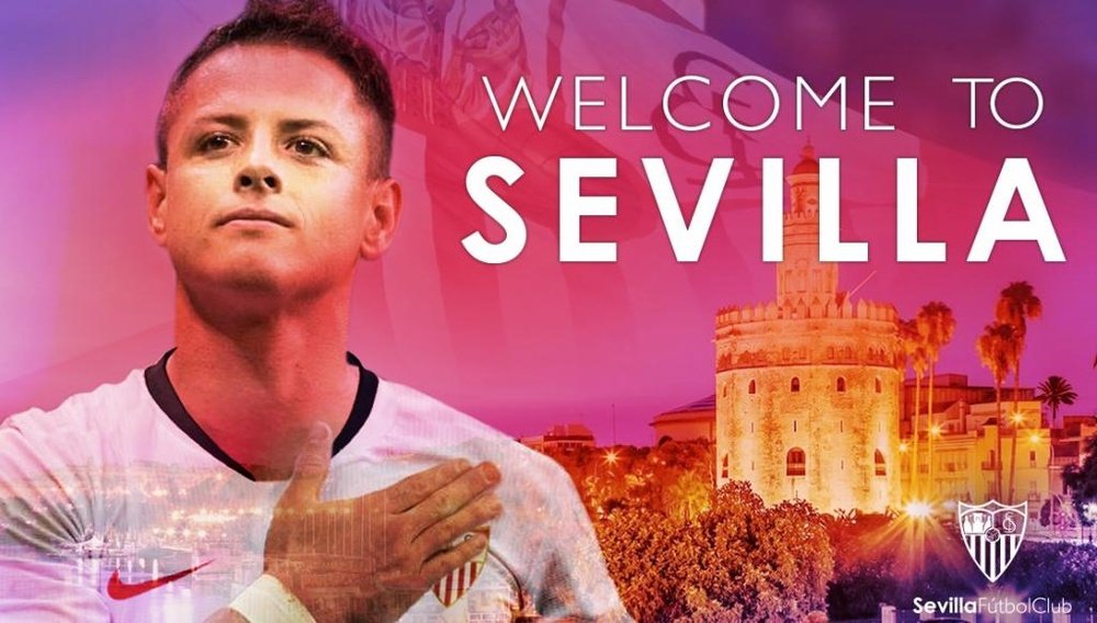 Sevilla have made their signing of Javier Hernandez official. SevillaFC