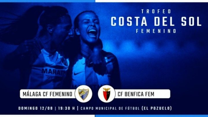 El Benfica, rival del Málaga en el Trofeo Costa del Sol femenino