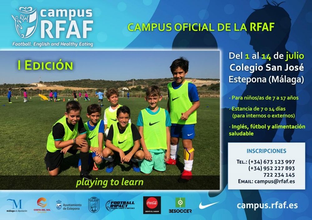 BeSoccer te invita al mejor campus del verano. RFAF