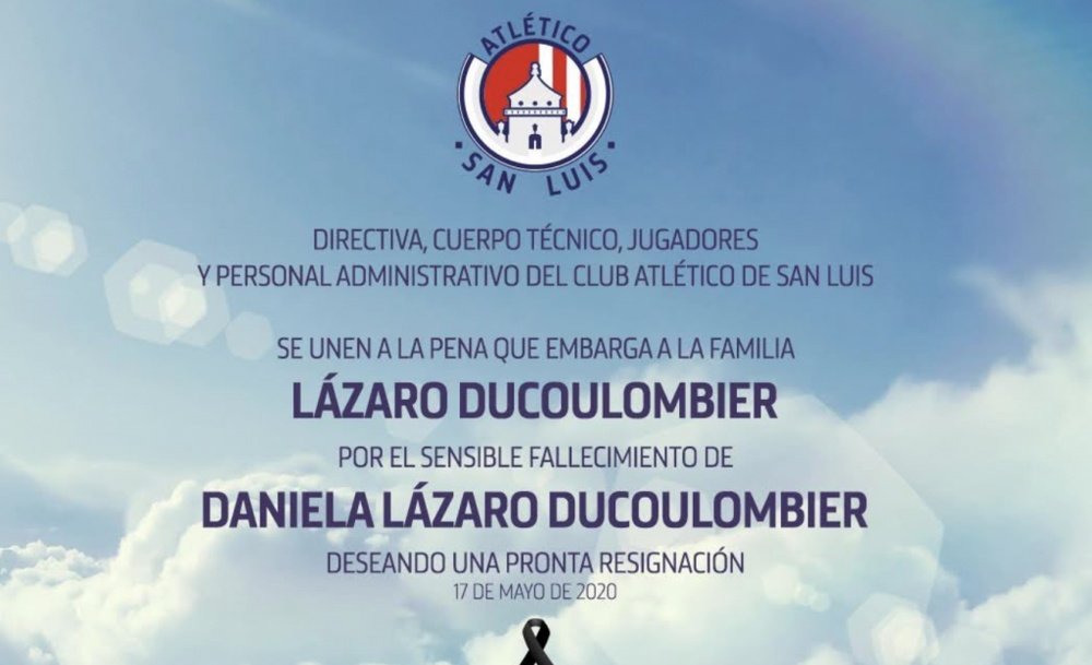 Fallece Daniela Lázaro. AtletiDeSLPFem