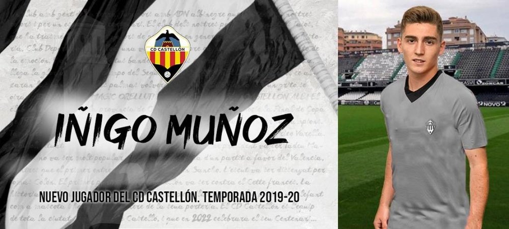 Íñigo Muñoz llega al Castellón. CD_Castellon