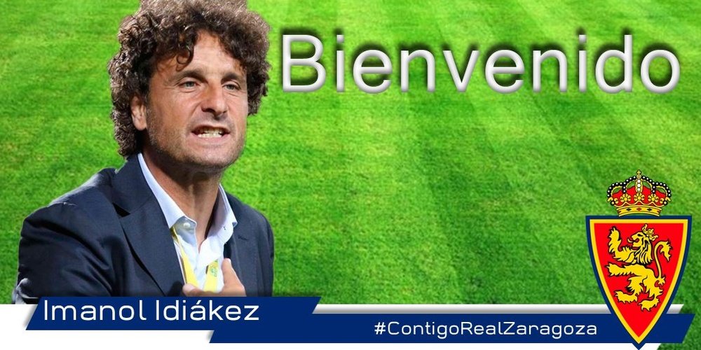 Idiakez vuelve a España. Twitter/RealZaragoza