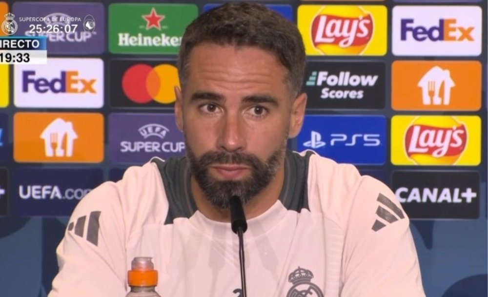 Carvajal once again criticised the overcrowded schedule for the upcoming season. Screenshot/RMTV