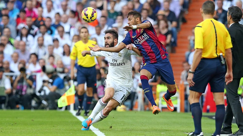 Neymar will not have to face Carvajal in the Champions League. FCBarcelona