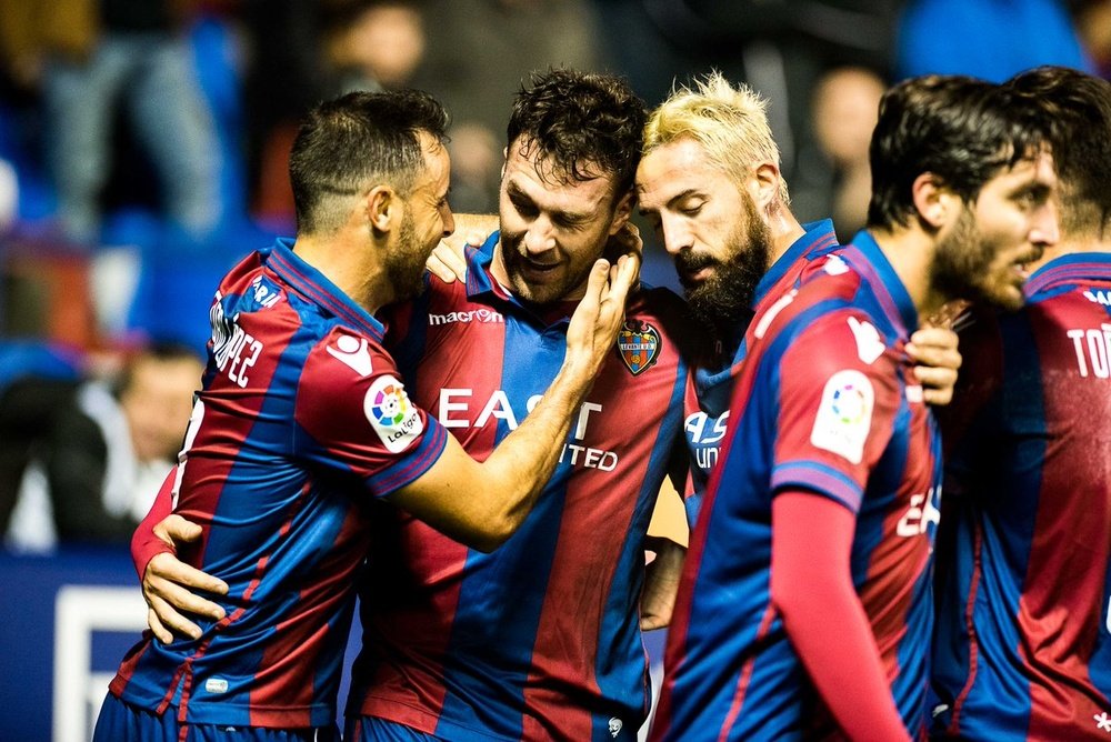 El Levante ha logrado una racha de seis triunfos seguidos como local en Segunda División. LevanteUD
