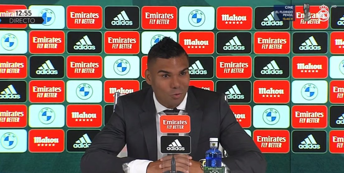 Así seguimos en directo la despedida de Casemiro del Real Madrid. Captura/RealMadridTV