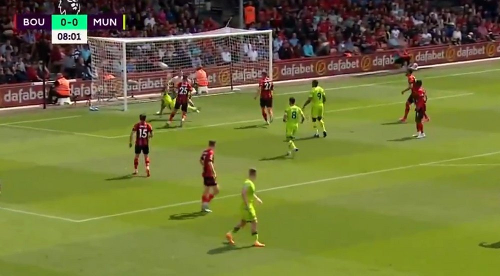 Casemiro bagged his sixth goal of the season. Screenshot/DAZN