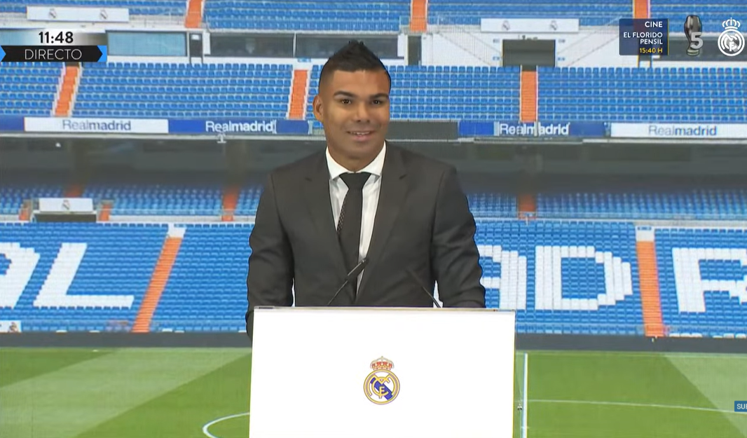 La despedida de Casemiro del Real Madrid