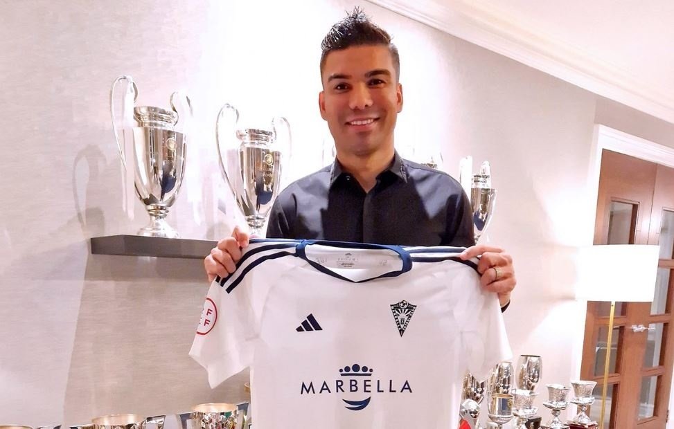Marbella FC, who have just been promoted to the Spanish third tier, announced on Tuesday that Manchester United star Carlos Henrique Casemiro has become a new shareholder of the Malaga club.