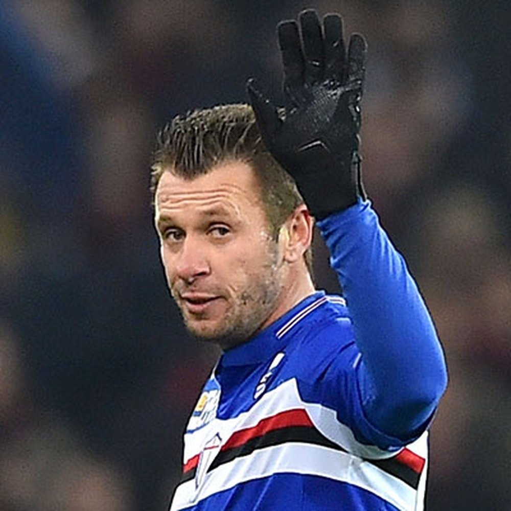 Cassano fuera de los planes de la Sampdoria. Sampdoria