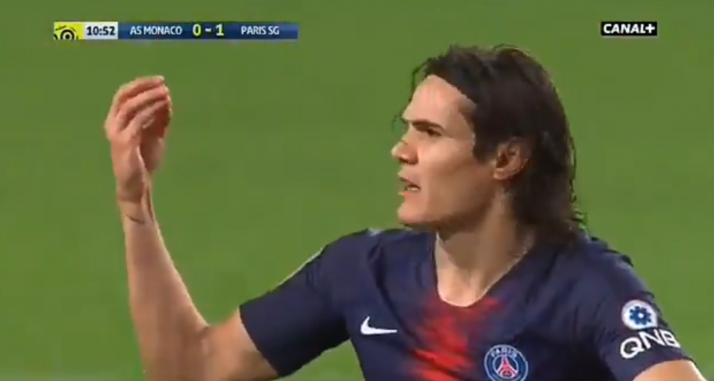 VAR helped Cavani to a first-half brace