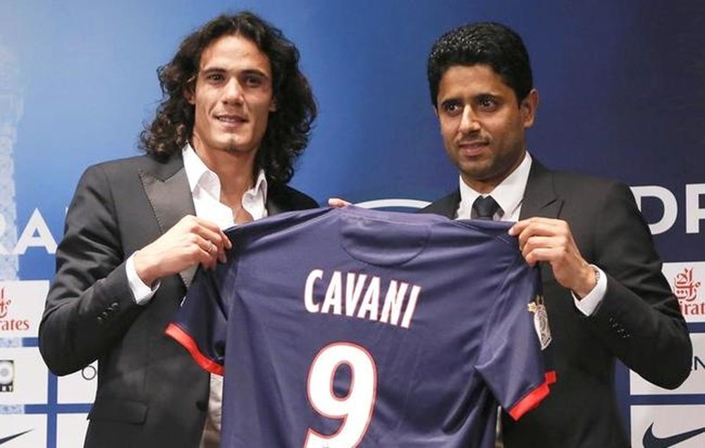 Cavani a rejoint le PSG il y a six ans. EFE