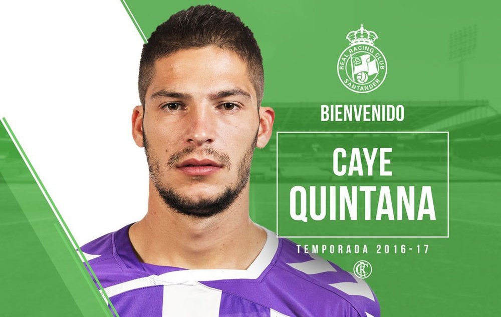 Caye Quintana refuerza la delantera del Racing de Santander. RealRacingClub
