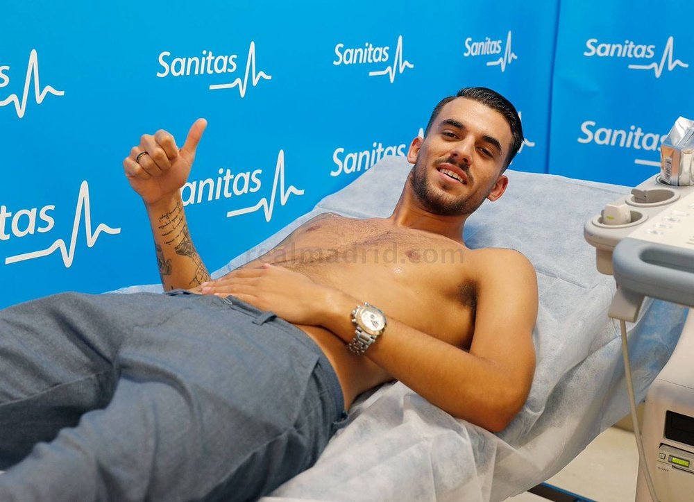 Ceballos was subject to a medical before signing his contract for Madrid. RealMadrid