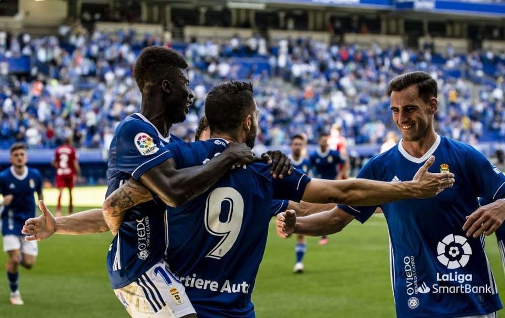 Victoria clara del Oviedo ante un débil Cartagena. LaLiga