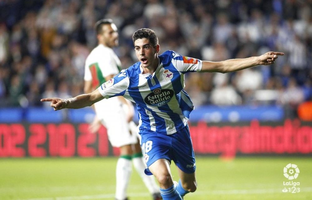 Carlos Fernández no pudo jugar contra el Mallorca. LaLiga