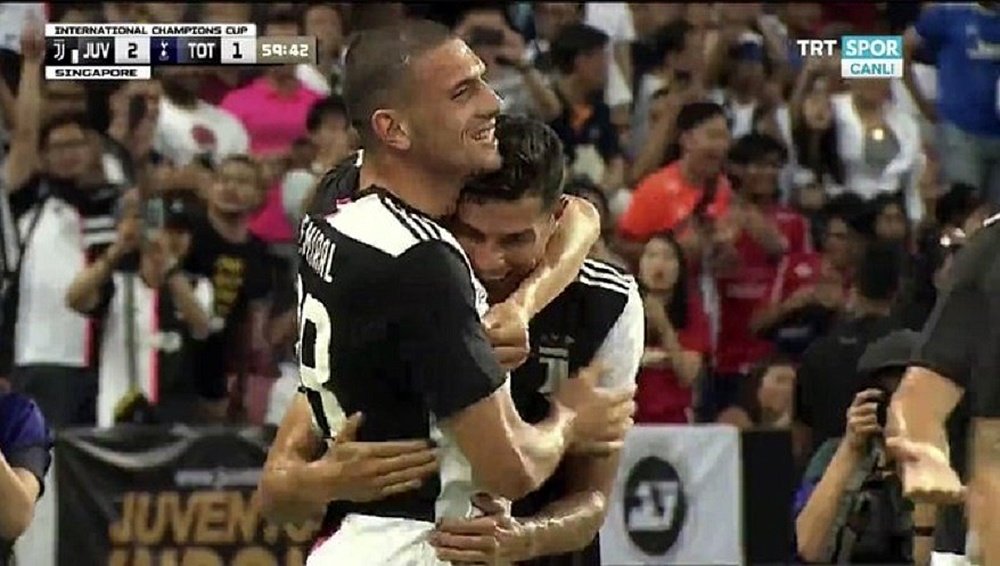 Cristiano hizo el segundo de la Juventus. TRTSpor