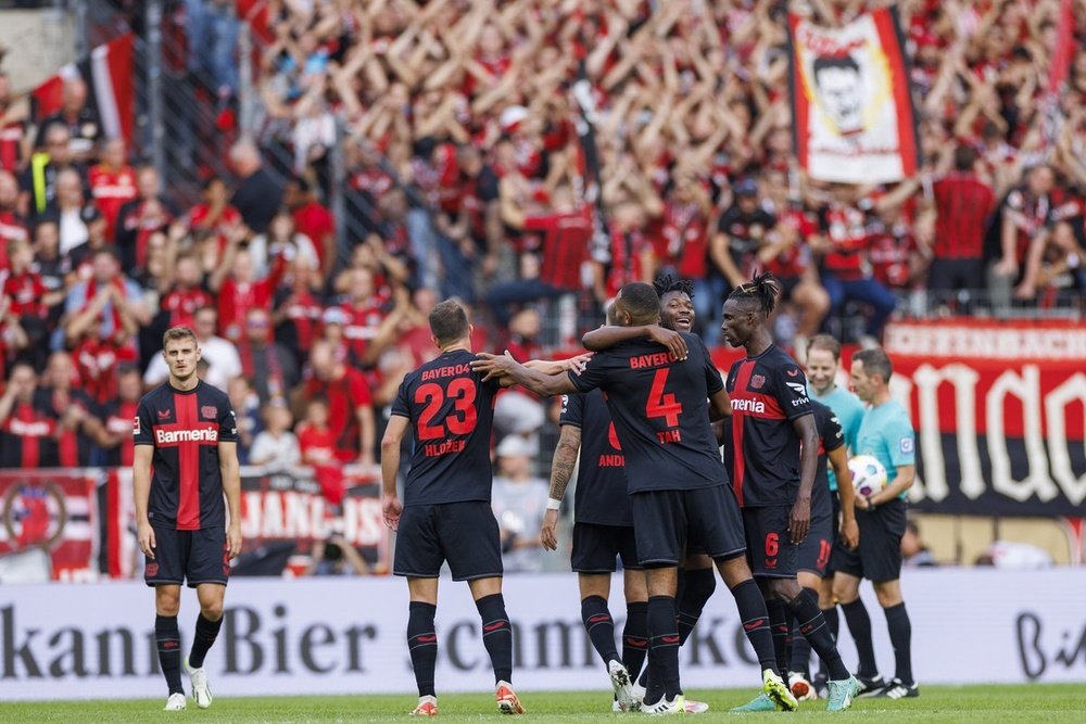 El Bayer Leverkusen volvió a ganar. EFE