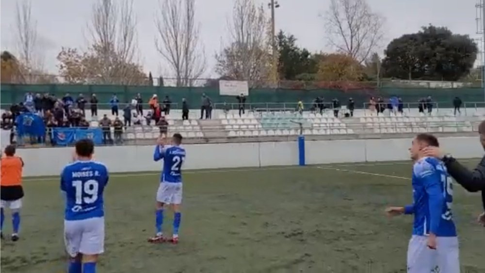 Segunda victoria consecutiva de la UD Melilla. Captura/LuismiRinconPer