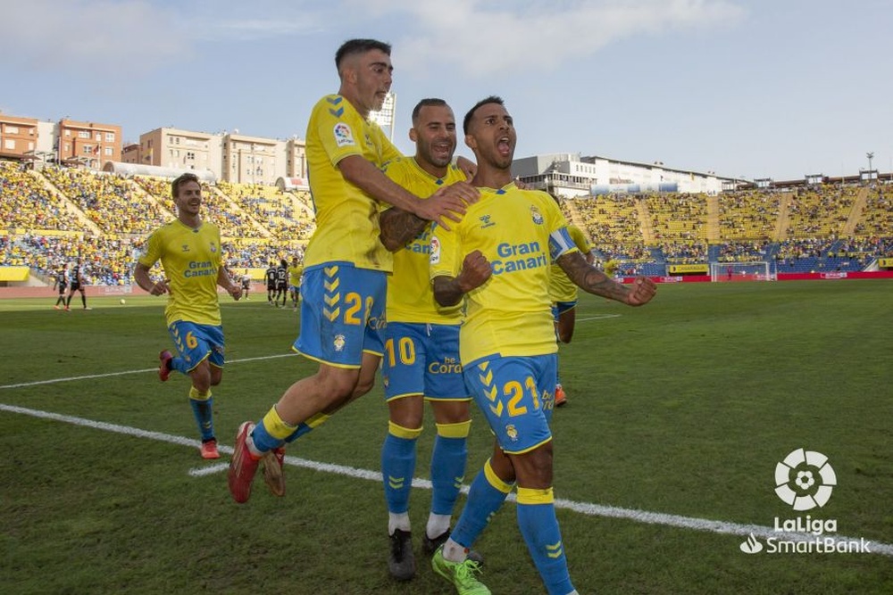 Las Palmas superó con contundencia al Cartagena. LaLiga