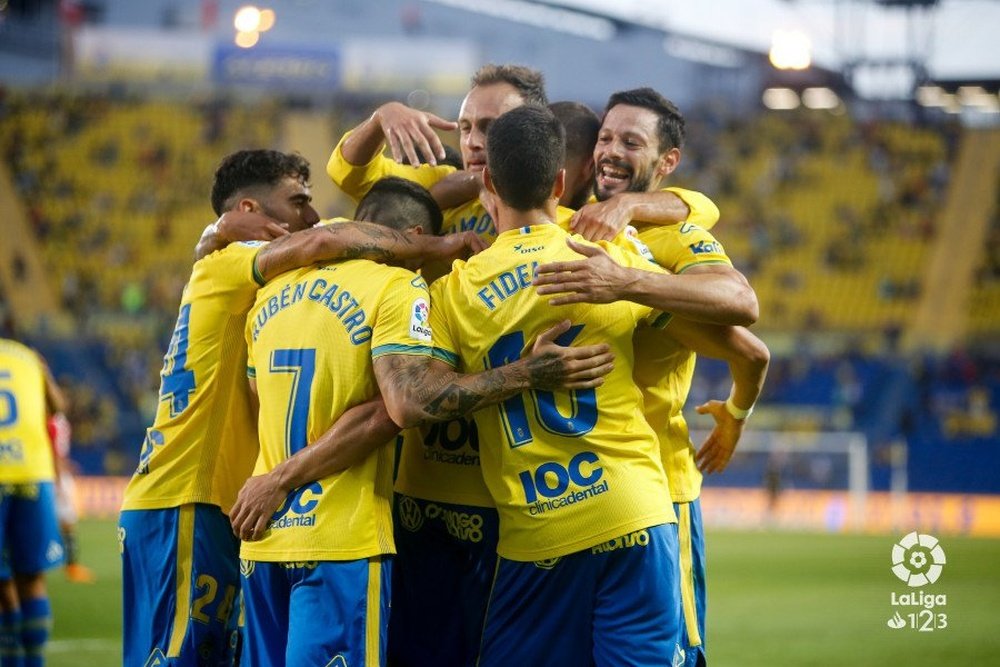 La UD Las Palmas acumula tres triunfos ligueros. LaLiga