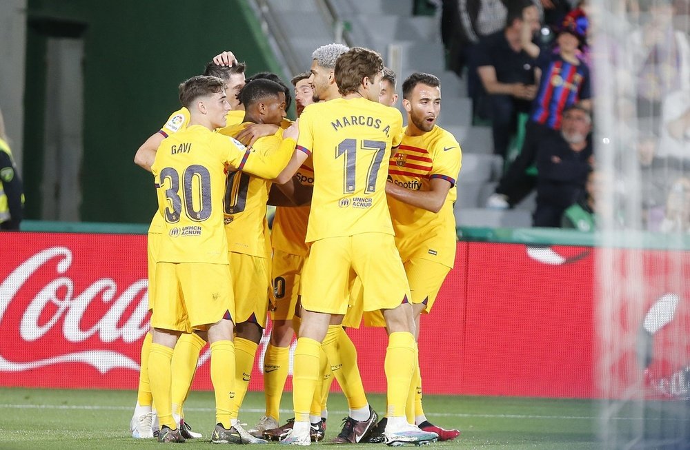 Elche-Barcellona è finita 0-4. EFE
