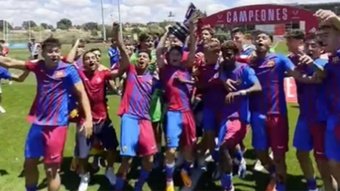 El Barcelona, vencedor en la Copa de Campeones. Twitter/FCBarcelona_es