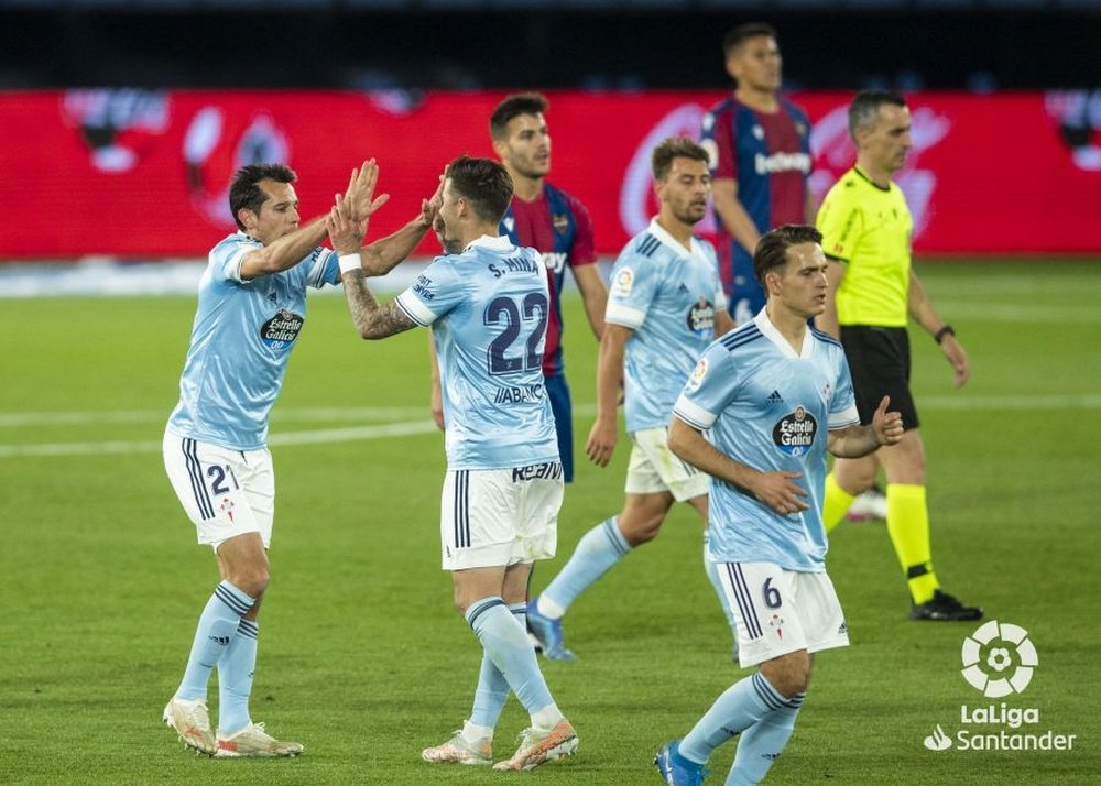 Justo triunfo del Celta frente a un Levante de capa caída. LaLiga