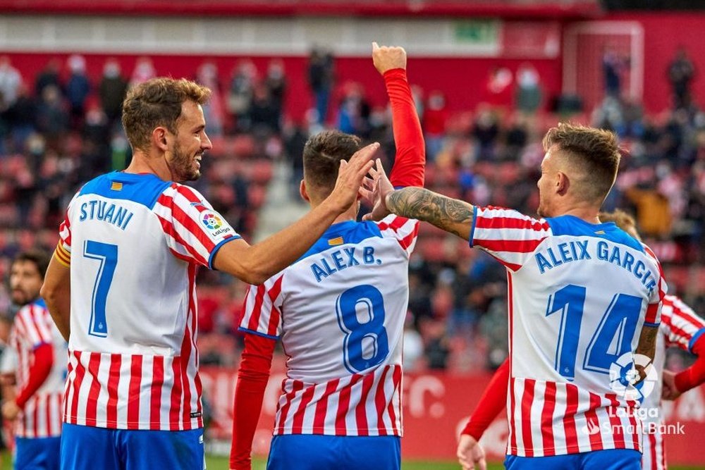 Al Girona no le están gustando demasiado las decisiones del VAR últimamente. LaLiga/Archivo
