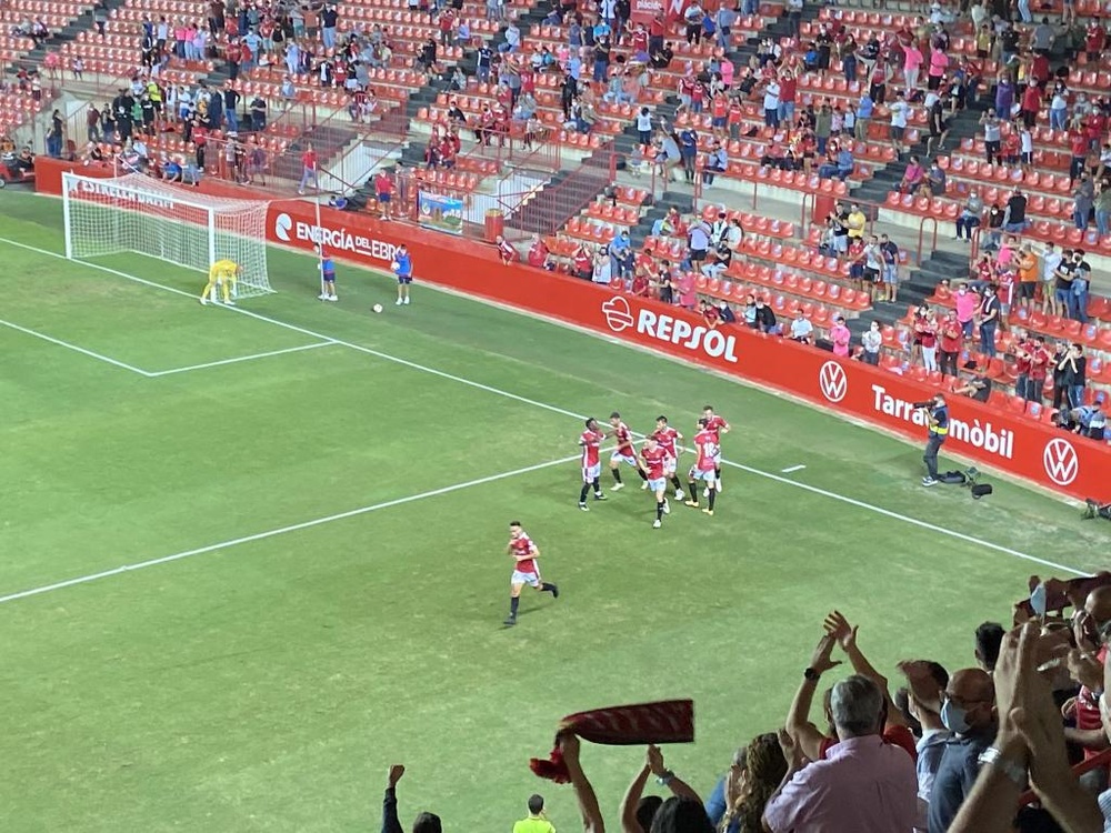 El Nàstic le dio la vuelta a la tortilla ante el Alcoyano. Twitter/NASTICTARRAGONA