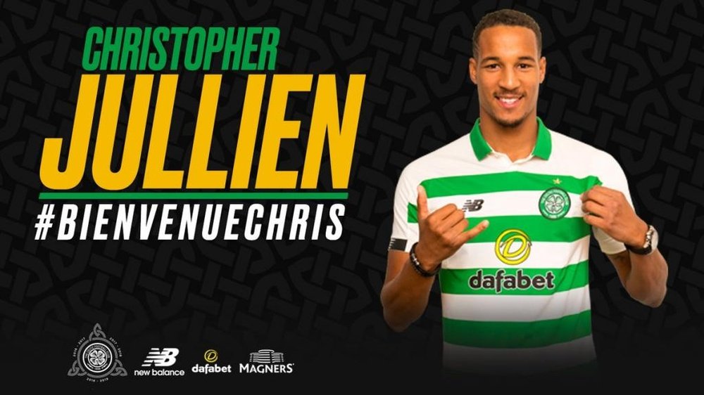 Celtic have signed Toulouse defender Christopher Jullien. Twitter/CelticFC  Add video