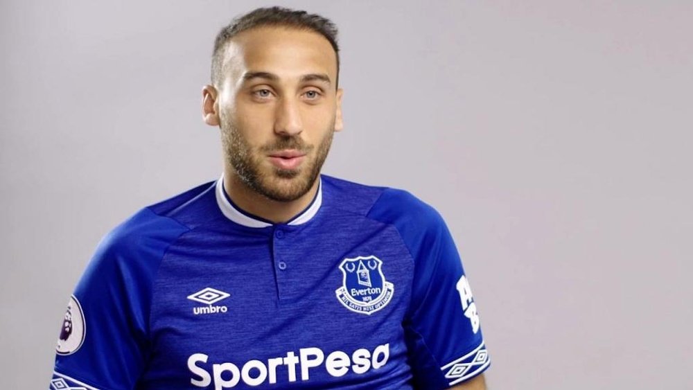 Tosun pourrait rejoindre Al Gharafa. Twitter/Everton