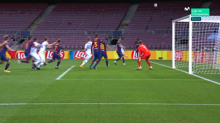 Kedziora empató ante un Barça dormido, pero le anularon el gol
