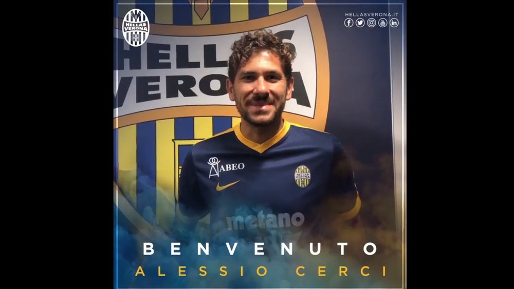 Cerci es ya nuevo jugador del Hellas Verona. HellasVerona