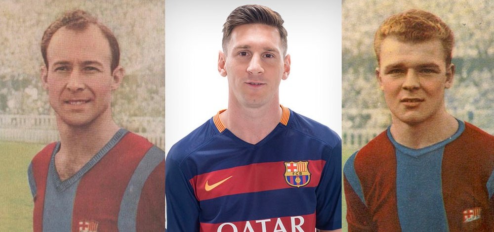 César, Leo Messi y Ladislao Kubala. BeSoccer