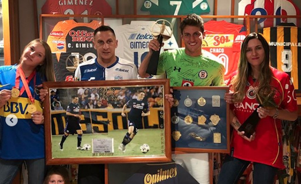 'Chaco' Giménez se despidió del fútbol. Instagram/christianchaco