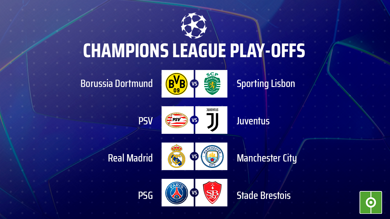 The Champions League playoffs continue on Wednesday with four decisive second-leg fixtures that will determine which teams advance to the next stage of the competition.