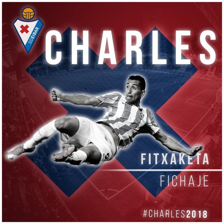 OFICIAL: Charles assina pelo Eibar