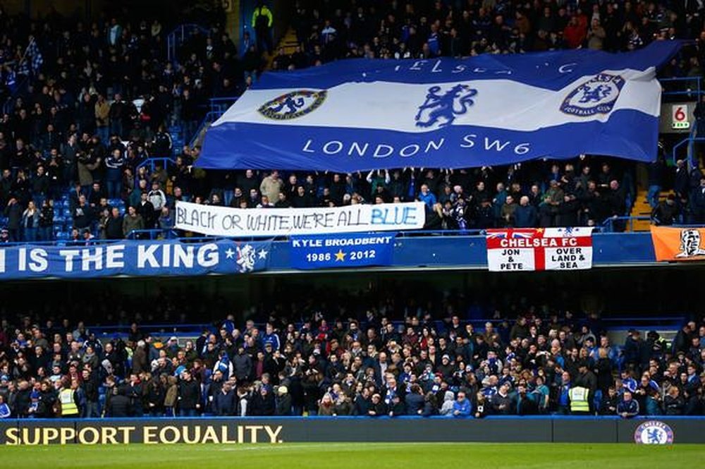 Chelsea have pledged to deal with fans guilty of anti-Semitic chanting on Thursday. AFP