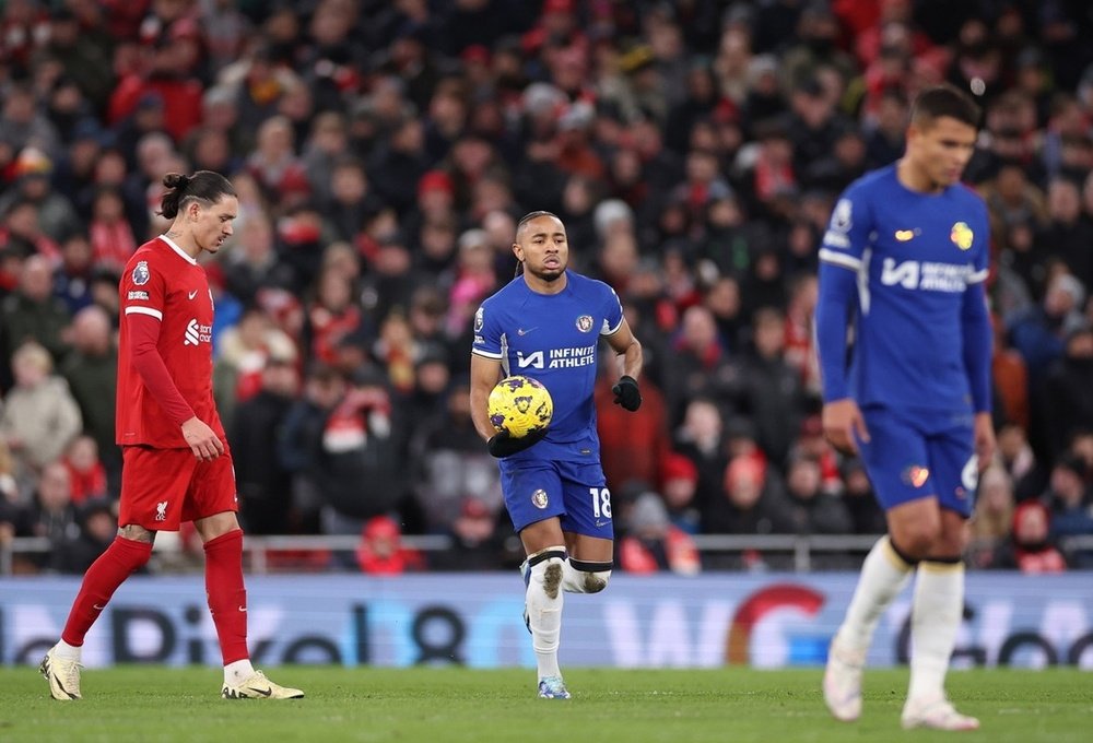 Nkunku falou sobre seus sentimentos após a derrota de sua equipe contra o Liverpool. EFE