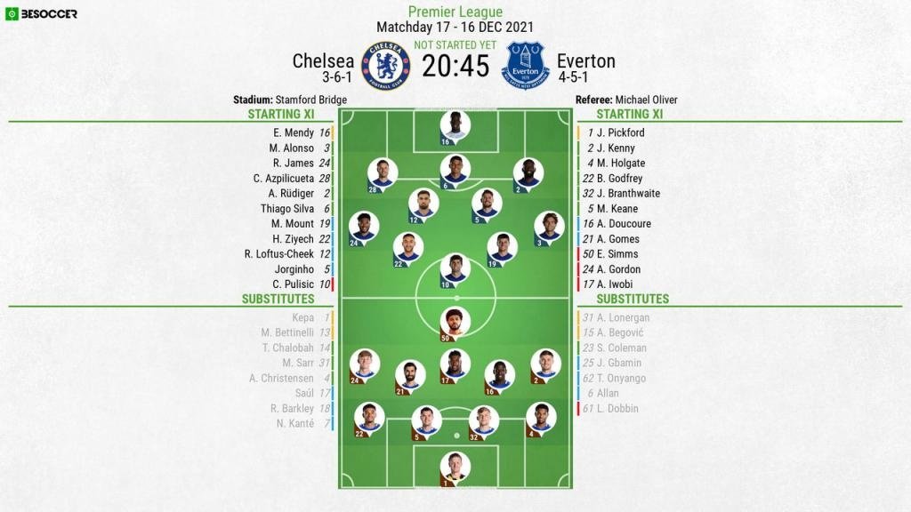 Chelsea v Everton - as it happened