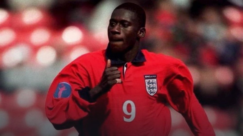 Samba played for England's youth teams. Twitter