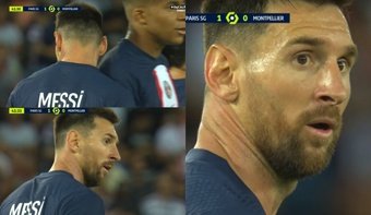 Confronto entre Kylian Mbappé e Leo Messi.Capturas/Canal+