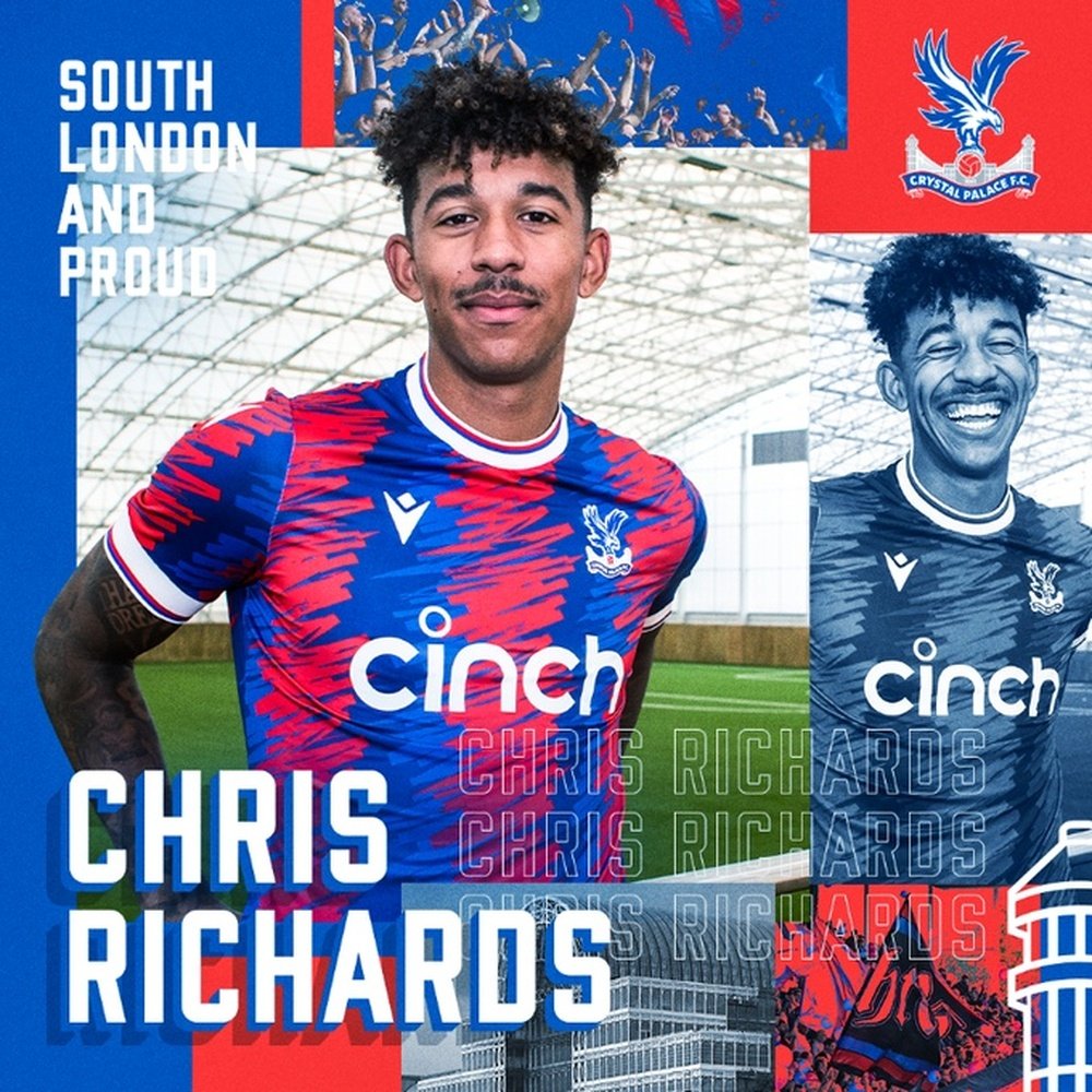 Richards ya es jugador del Crystal Palace. CPFC