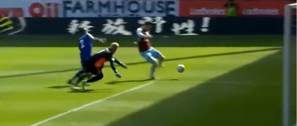 Burnley stunned Leicester with two goals in 3 minutes