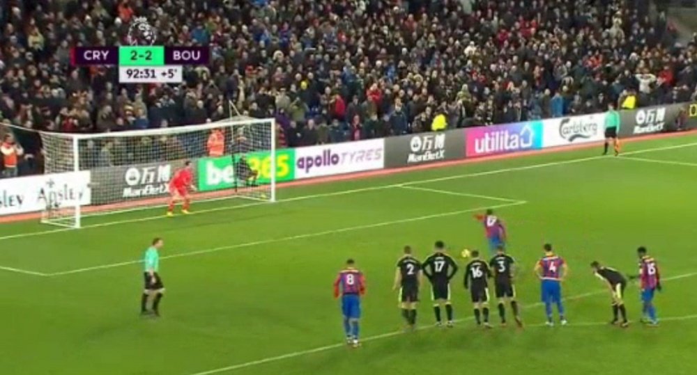 Benteke missed a crucial penalty for Palace. Twitter