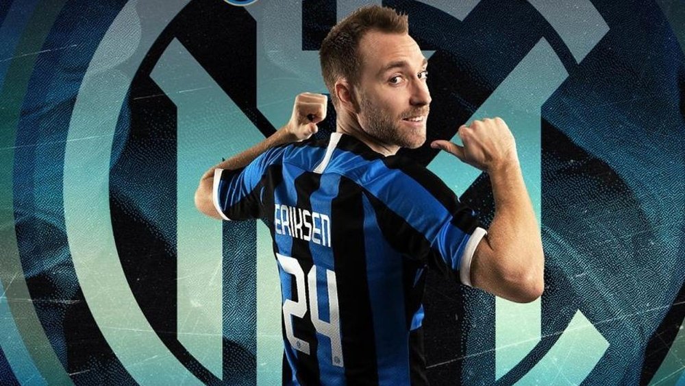 Eriksen escolheu o número 24. Inter