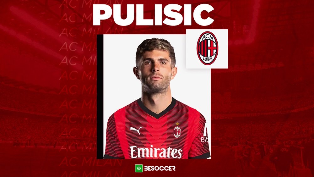 O Milan anuncia a contratação de Pulisic. BeSoccer