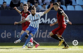 Cifuentes jugó en el Málaga hasta la temporada 2019-20. LaLiga/Archivo